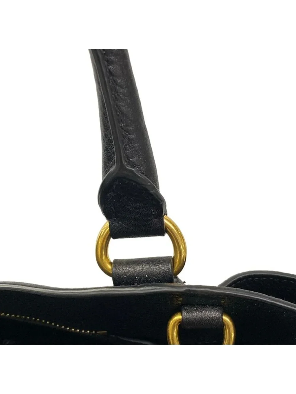 Prada Tote Black Leather